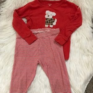 Carter’s girls dog pj’s